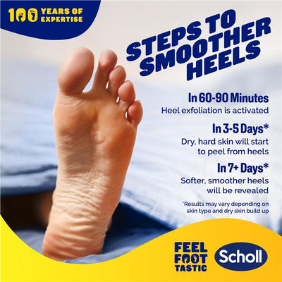 Scholl ExpertCare Exfoliating Heel Peel - 1 Pair