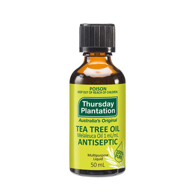 Thursday Plantation Tea Tree Oil 100% Pure 50mL - Natural Antiseptic