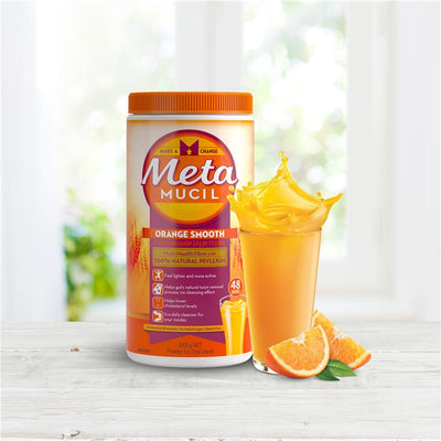 Metamucil Smooth Orange Fibre Supplement - 48 Doses (283g)