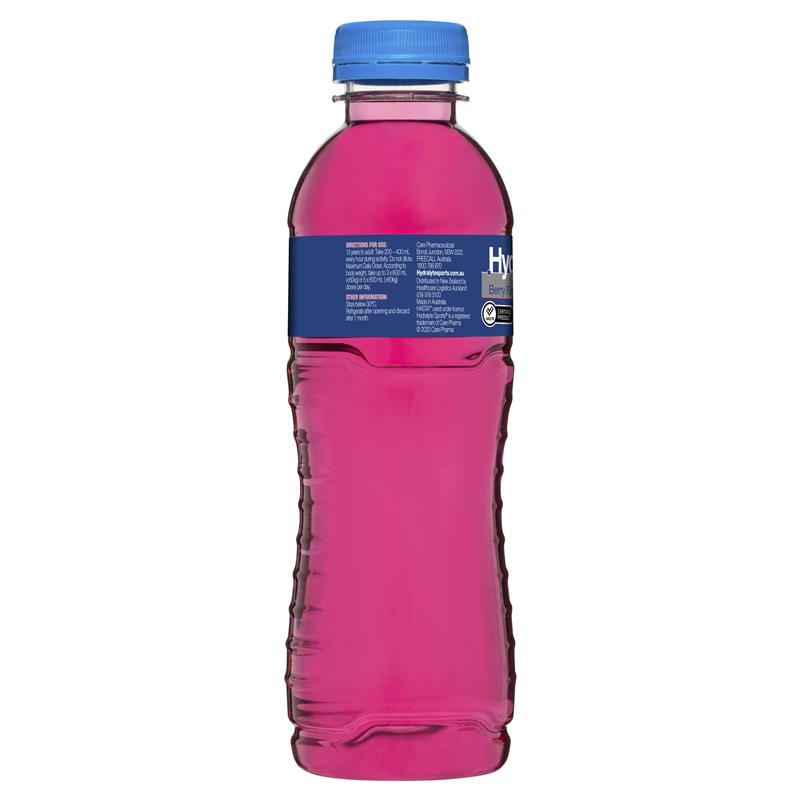 Hydralyte Sports Electrolyte Drink - Berry 600ml-Auzzi Store