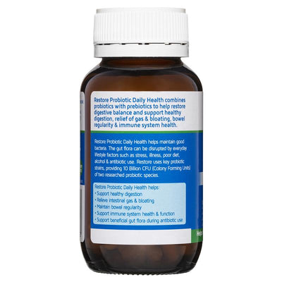 Nature's Way Restore Probiotic 10B CFU with Prebiotics, 90 Caps