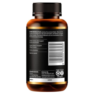 GO Healthy Hair Skin Nails Plus - 100 Hard Capsules