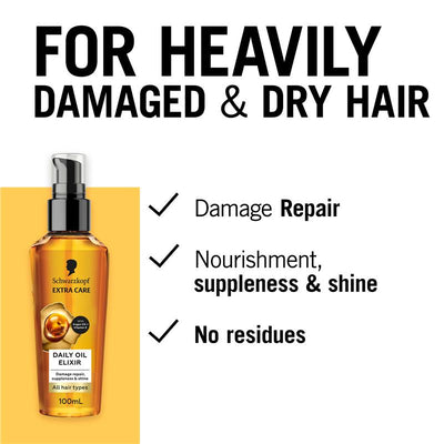 Schwarzkopf Extra Care Daily Oil Elixir - 100ml
