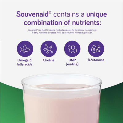 Nutricia Souvenaid Strawberry Memory Support Drink 125ml 4 Pack
