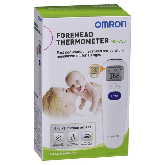Omron MC720 Forehead Thermometer - Fast & Accurate Readings-Auzzi Store