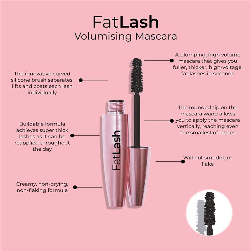 MCoBeauty Fat Lash Volumising Black Mascara