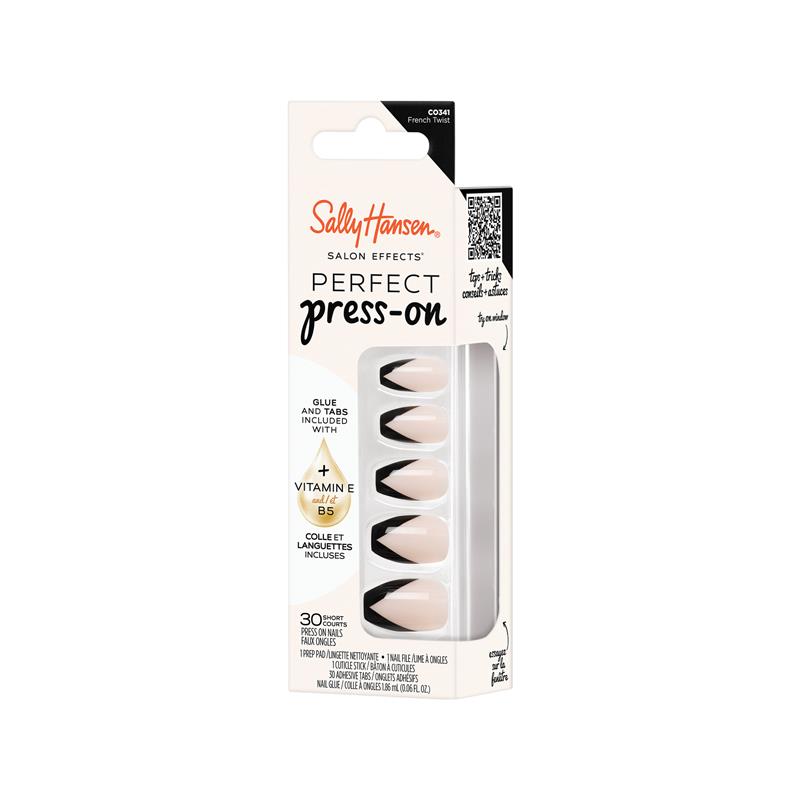 Sally Hansen Salon Effects Perfect Press-On French Twist 30 Pieces