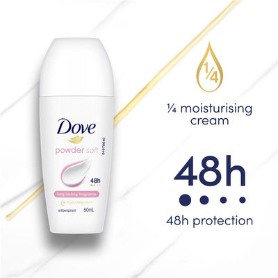 Dove Women Antiperspirant Deodorant Powder Soft 50ml - 48h Protection