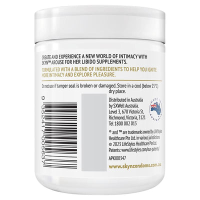 Skyn Arouse For Her Libido Supplements 60 Tablets - Enhance Female Sexual Health