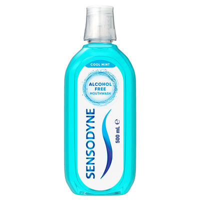 Sensodyne Sensitive Cool Mint Gentle Mouthwash 500mL - Refreshing Oral Care