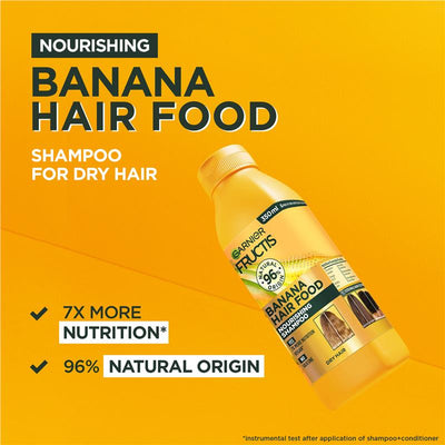 Garnier Fructis Nourishing Banana Shampoo for Dry Hair - 350ml