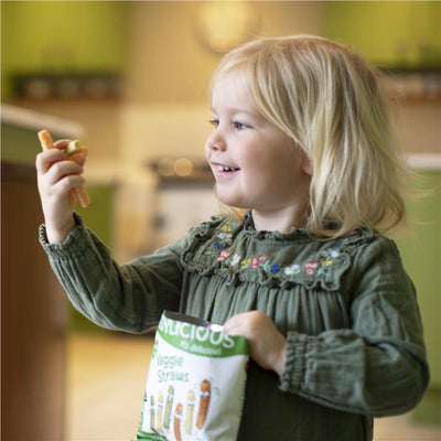 Kiddylicious Cheesy Veggie Straws 12g - Tasty Snack for Toddlers