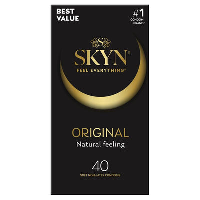 SKYN Original Non-Latex Condoms 40 Pack - Ultra Smooth SKYNFEEL®