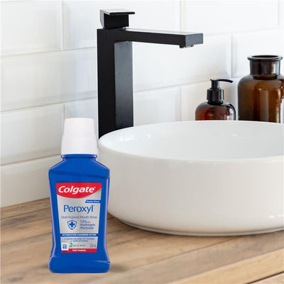 Colgate Peroxyl Oral Cleanser Mint Flavour 236mL - Fresh Breath & Oral Hygiene