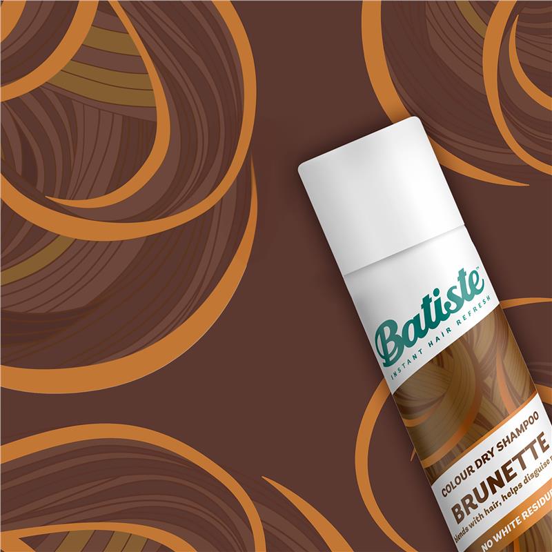 Batiste Brunette Dry Shampoo 350ml - For Vibrant Hair