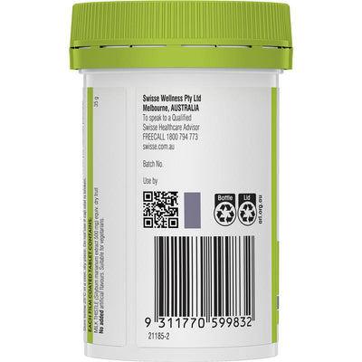 Swisse Milk Thistle 500mg Extract - 60 Vegetarian Tablets for Liver Support