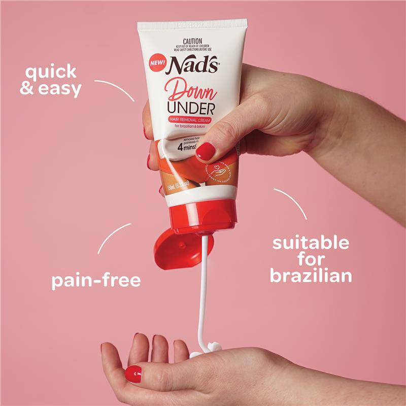 Nads Down Under Hair Removal Cream - 150ml for Gentle Hair Removal