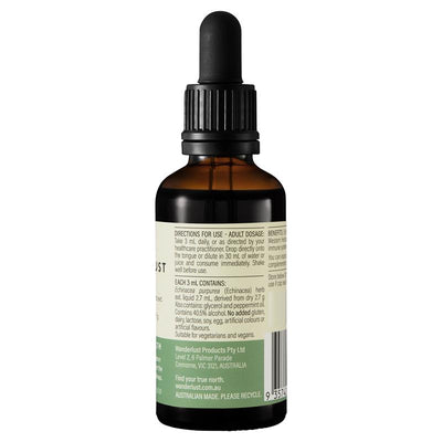 Wanderlust Echinacea Liquid Extract 50ml – Immune Support with Peppermint