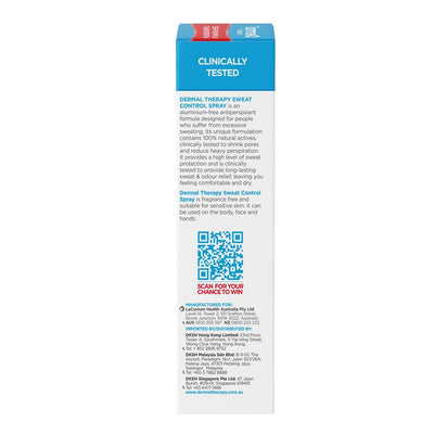 Dermal Therapy Sweat Control Spray - 60ml