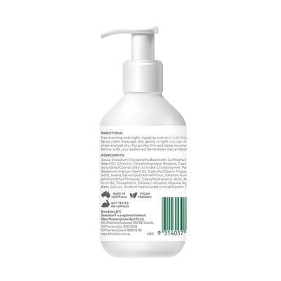 DermaVeen Face Ultra Hydrating Cleanser 200ml - Gentle Care for Sensitive Skin