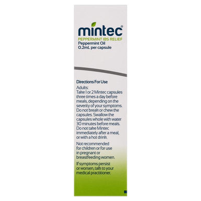 Mintec Peppermint IBS Relief Capsules Enteric-Coated 60 Capsules