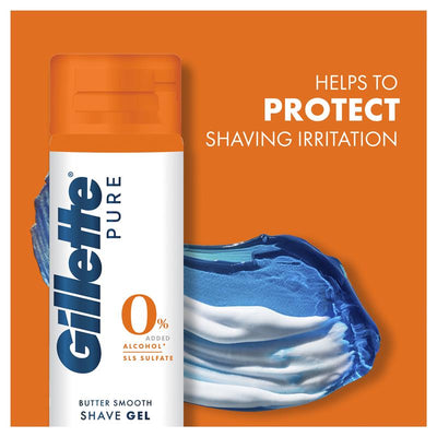 Gillette Pro Skin Hydrating Shave Gel with Shea Butter - 195g