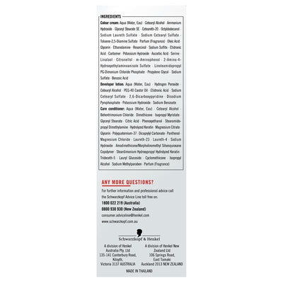 Schwarzkopf Live Colour Permanent 7.1 Medium Ash Blonde - 50ml
