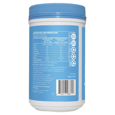 Vital Proteins Collagen Peptides Powder Unflavoured 284g - Pure Collagen Boost