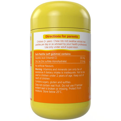 Nature's Way Kids Vitamin C & Zinc Gummies, 60  soft pastilles