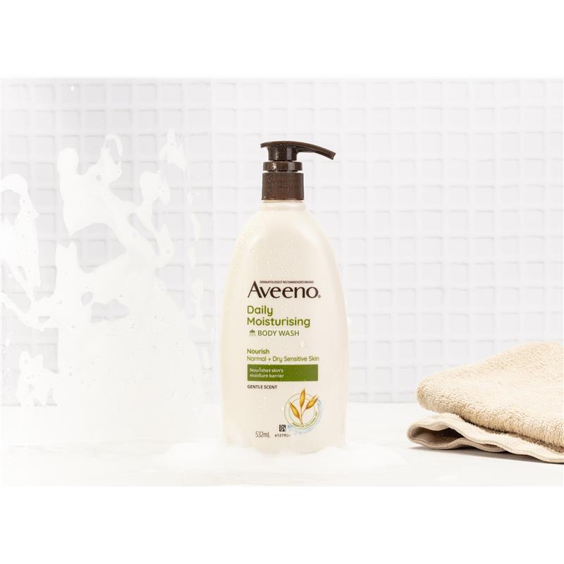 Aveeno Daily Moisturizing Oat Body Wash for Sensitive Skin 532ml