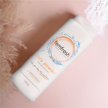 Femfresh Talc-Free Intimate Powder 100g – Corn Starch, Gentle Formula
