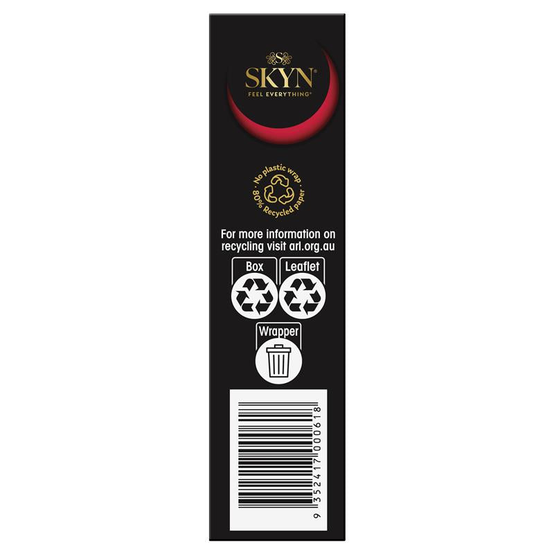SKYN Intense Feel Non-Latex Condoms 10 Pack – Textured for Maximum Pleasure