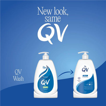 QV Wash 250ml – Gentle Soap-Free Cleanser for Dry & Sensitive Skin