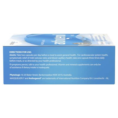 Anthogenol OPC Antioxidant Supplement with Grape Seed Extract, 100 Capsules
