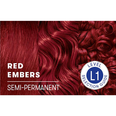Schwarzkopf LIVE Colour Red Embers - Semi-Permanent Hair Color, 75ml
