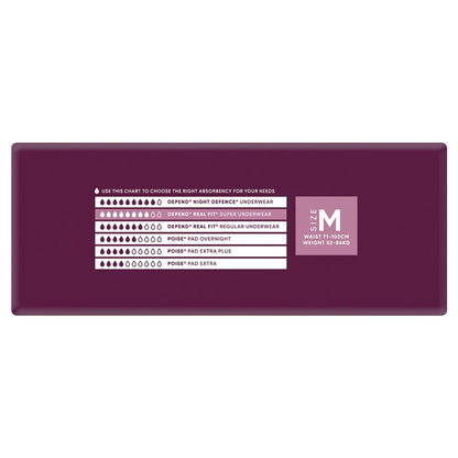 Depend Real Fit Super Disposable Underwear for Women, Medium, 1x16 Pack