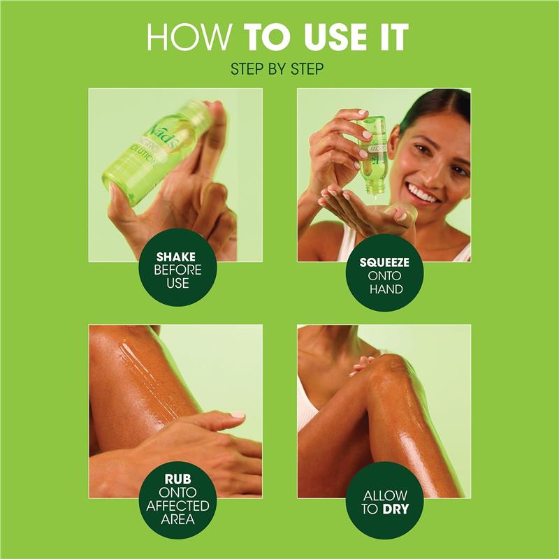 Nad's Soothing Ingrown Hair Solution with Aloe & Green Tea - 125ml