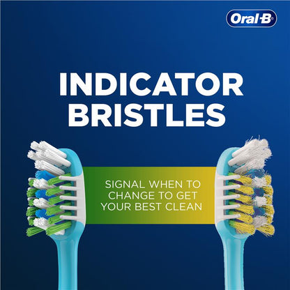 Oral-B Cross Action Indicator Toothbrush - 2 Pack