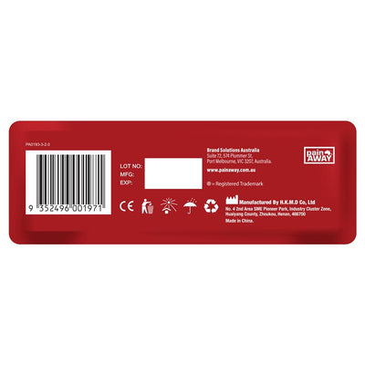 Pain Away Heat Patches Regular 5 Pack - Effective Relief for Muscle and Joint Pain