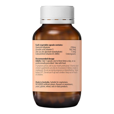 Fusion Quercetin Advanced - 60 Vegetarian Capsules for Immune Support