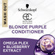 Schwarzkopf Extra Care Blonde Anti-Yellow Toning Purple Conditioner - 250ml – view 3