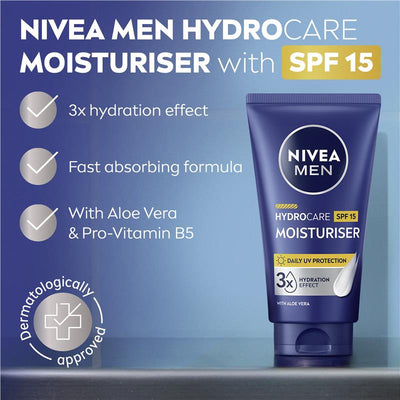 NIVEA MEN Protect & Care Face Moisturiser SPF15 - 75ml