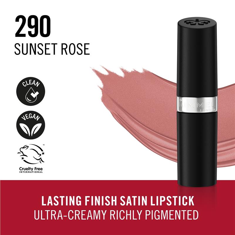 Rimmel Lasting Finish Lipstick 290 Sunset Rose