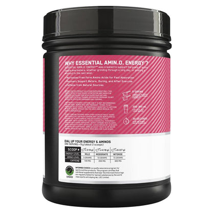 Optimum Nutrition Amino Energy Watermelon 65 Serve 585g - Energize Your Workouts - Auzzi Store