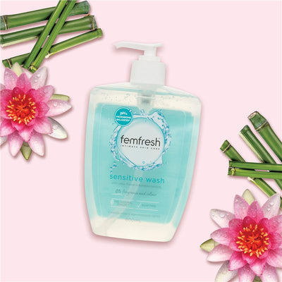 femfresh™ Sensitive Intimate Wash 600ml – pH Balanced, Soap-Free, 94% Natural