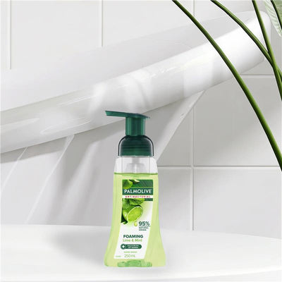 Palmolive Foaming Antibacterial Hand Wash Lime & Mint Pump 250mL - Naturally Clean Hands