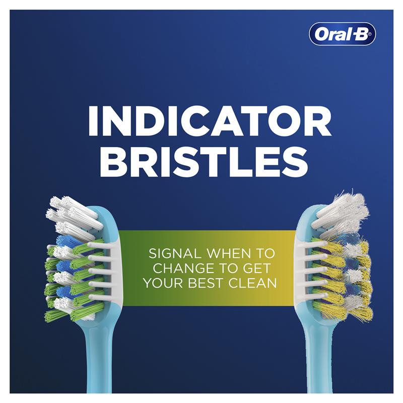Oral-B Cross Action Indicator Toothbrush - Effective Plaque Removal