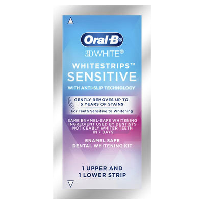 Oral-B 3D White Whitening Strips Sensitive - 14 Pack