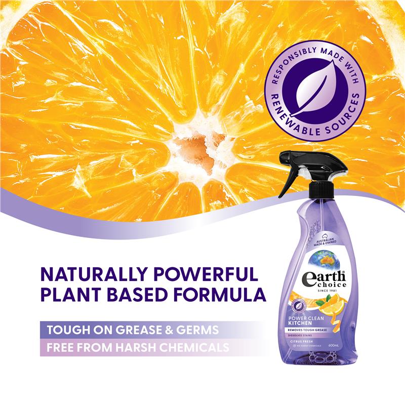 Earth Choice Kitchen Cleaner 600ml - Eco-Friendly Cleaning Power