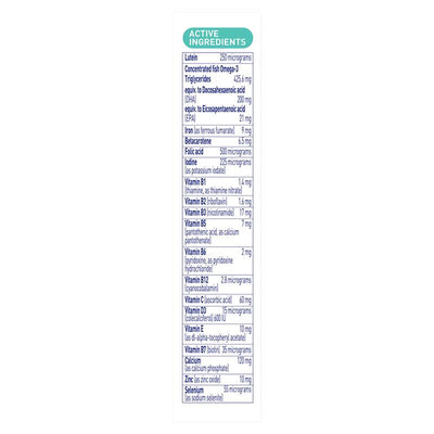 Elevit Breastfeeding Multivitamin Capsules – 30 Count with Omega-3 & DHA